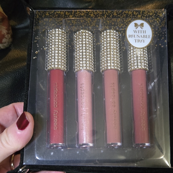 Beauty Concepts full size NEW 4pc lip collection reusable tray - Picture 4 of 6